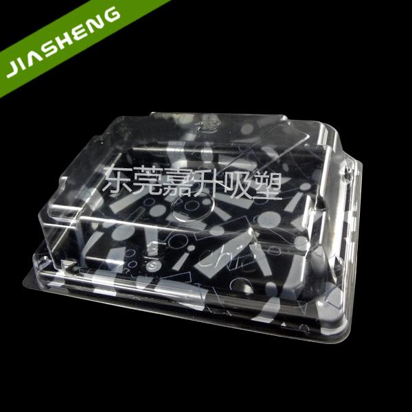 Embossing sushi tray