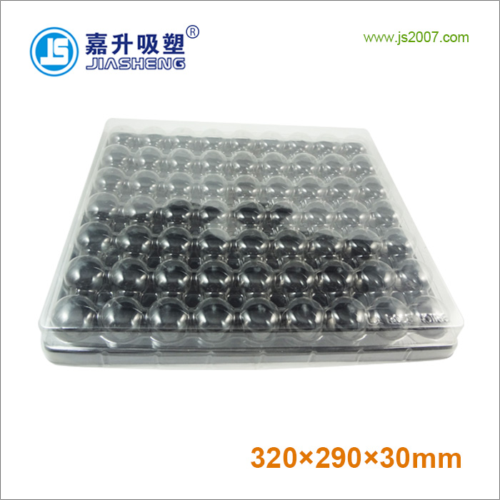 63pieces Horizontal Macaron Blister Packaging